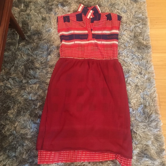 SOLD 💯 Vintage YSL Saint Laurent Summer Dress M - Picture 10 of 11